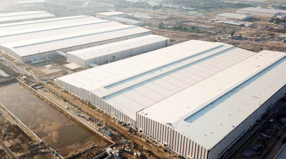 Atelier de structure en acier solide et durable pour l'assemblage automobile en Éthiopie