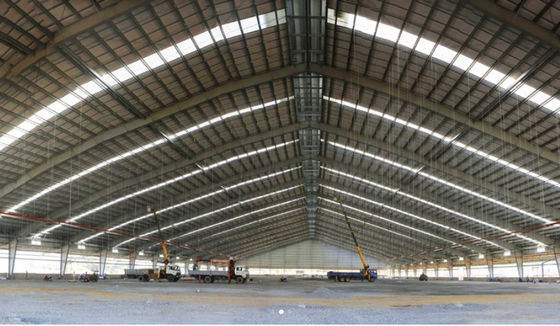 Atelier de structure en acier solide et durable pour l'assemblage automobile en Éthiopie
