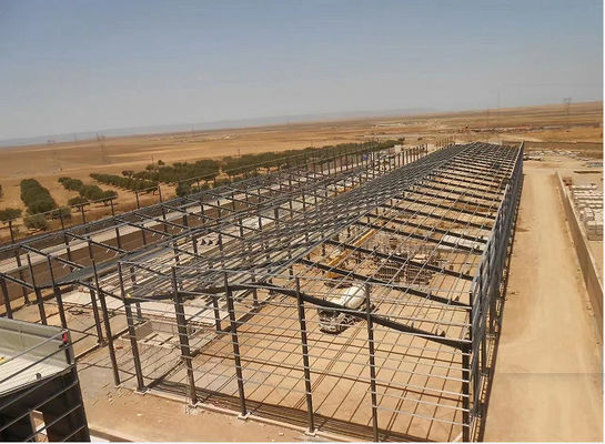Atelier de structure en acier solide et durable pour l'assemblage automobile en Éthiopie