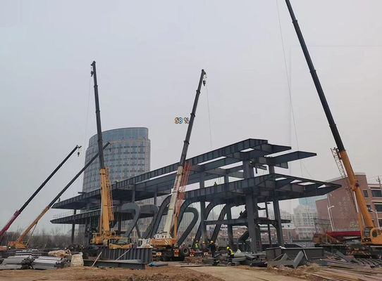 Le message publicitaire de Q355B Q235B a préfabriqué la structure métallique de construction en acier