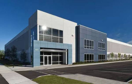Construction de bureaux en acier commercial préfabriqué ignifuge avec section H soudée
