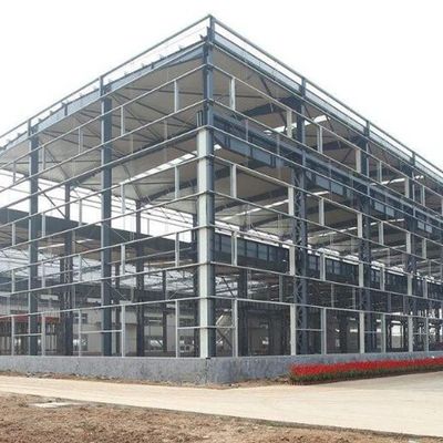 Bâtiment en acier préfabriqué moderne à plusieurs étages sur mesure