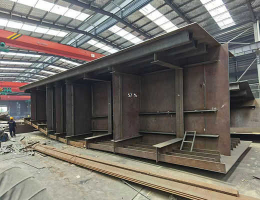Plate-forme en acier de mezzanine de Decoiling de construction de plate-forme vigoureuse d'acier