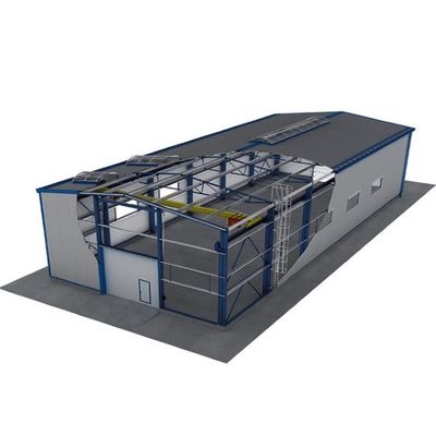 Taille personnalisable de but de haut de longévité atelier multi de structure métallique