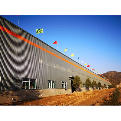 Bâtiment préfabriqué en métal d'atelier de structure métallique de cadre portail industriel