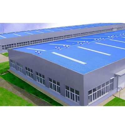 Construction préfabriquée d'atelier de structure métallique de poutre en double T de soudure de grande envergure