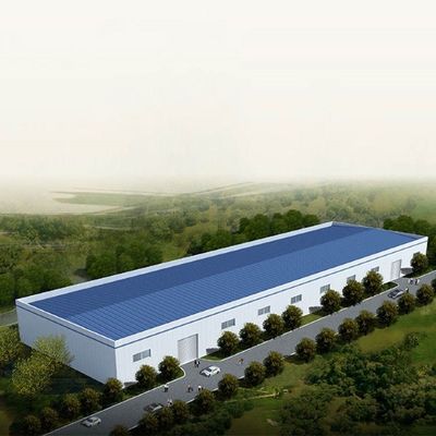Construction préfabriquée d'atelier de structure métallique de poutre en double T de soudure de grande envergure