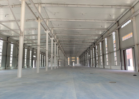 Bâtiments préfabriqués de traitement d'atelier de structure métallique d'industrie
