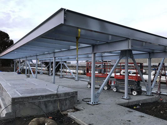Structure en acier fabriquée à capacité de charge élevée pour une utilisation durable