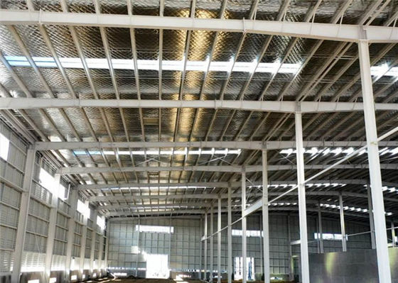 Bâtiment industriel préfabriqué de cadre d'atelier de garage de structure métallique