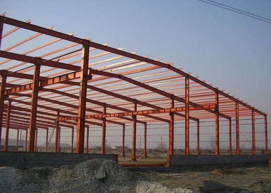 Construction préfabriquée en métal de bâtiment d'usine d'atelier de structure métallique
