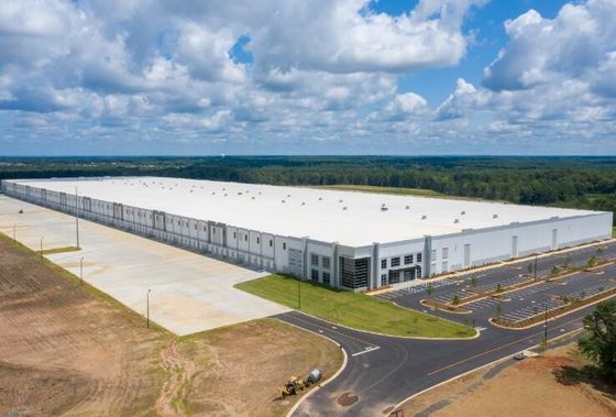 Entrepôt de structure métallique de grande envergure pour l'installation rapide et facile