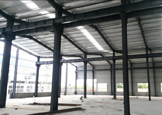 Bâtiment à pans de bois en acier industriel de construction d'entrepôt préfabriqué de structure