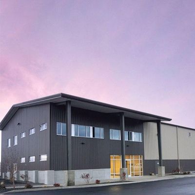 Bâtiment industriel d'entrepôt préfabriqué économique de structure métallique