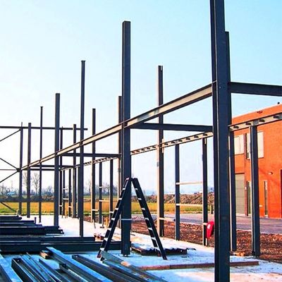 Construction portaile de cadre d'acier de système de bâtiment d'entrepôt de structure métallique