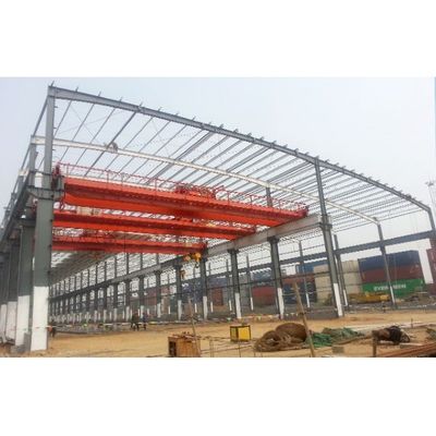 Construction portaile de cadre d'acier de système de bâtiment d'entrepôt de structure métallique