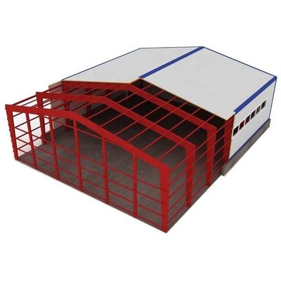 Construction de bâtiments d'entrepôt de structure métallique de précision