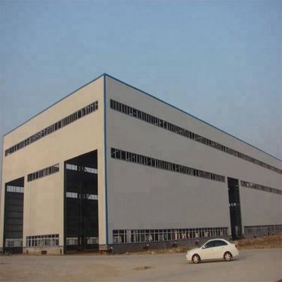 Entrepôt de structure métallique de taille standard/hangar préfabriqué de structure métallique