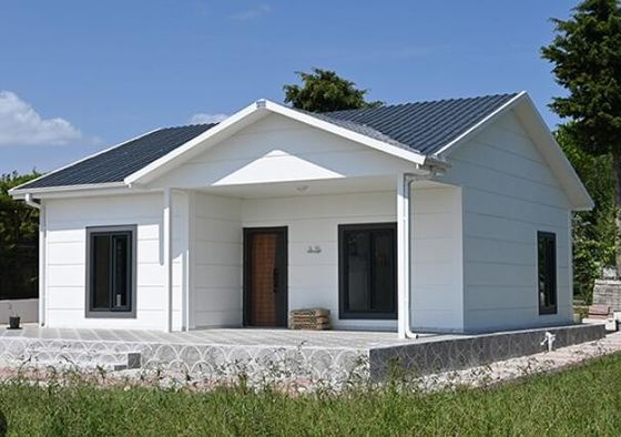 Villa préfabriquée de cadre en acier de Chambre préfabriquée en acier légère durable de construction