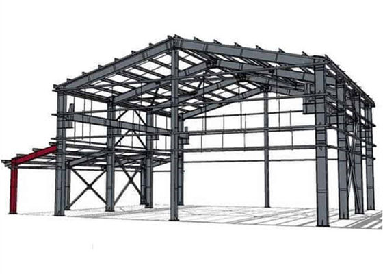 Atelier en acier préfabriqué de fabrication de cadre de hangar de structure métallique d'industrie