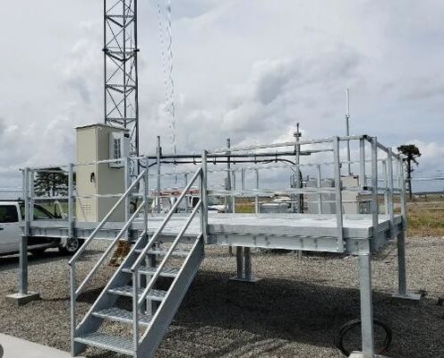 Plate-forme élevée de structure métallique de capacité de charge avec la sécurité élevée