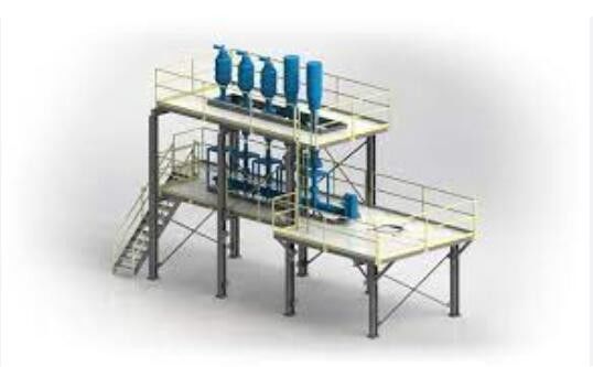 Plateforme de structure en acier très durable Plateforme d'équipement en acier flexible