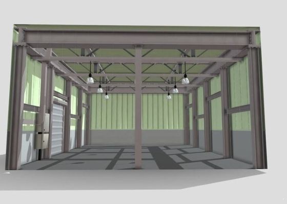Fabrication préfabriquée de bâtiments industriels en acier à section H