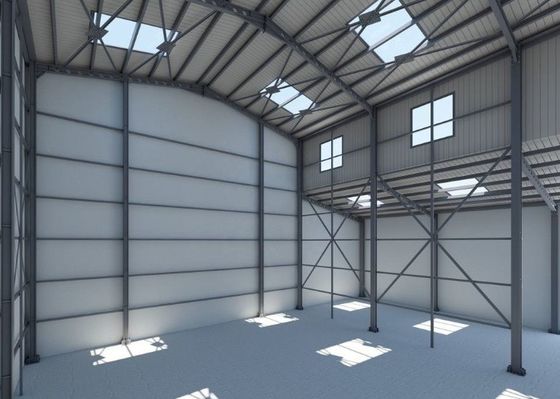 Fabrication préfabriquée de bâtiments industriels en acier à section H