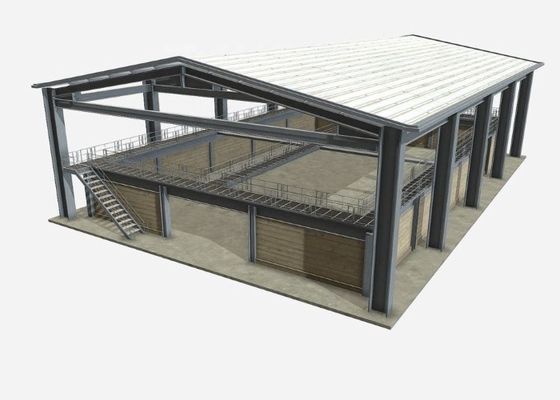 Fabrication préfabriquée de bâtiments industriels en acier à section H