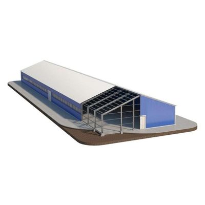 Conception d'atelier de structure en acier préfabriqué efficace et durable pour une utilisation industrielle