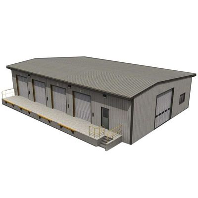 Conception d'atelier de structure en acier préfabriqué efficace et durable pour une utilisation industrielle