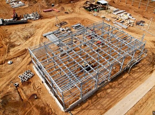 Processus de fabrication de la structure en acier préfabriqué