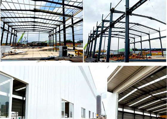 Construction industrielle en acier entrepôt bâtiments préfabriqués en acier