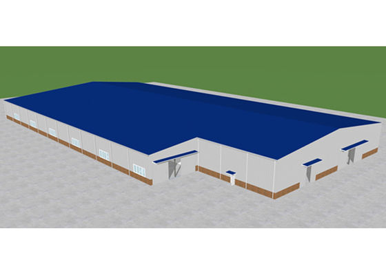 Atelier préfabriqué de structure métallique de cadre de structure métallique d'industrie