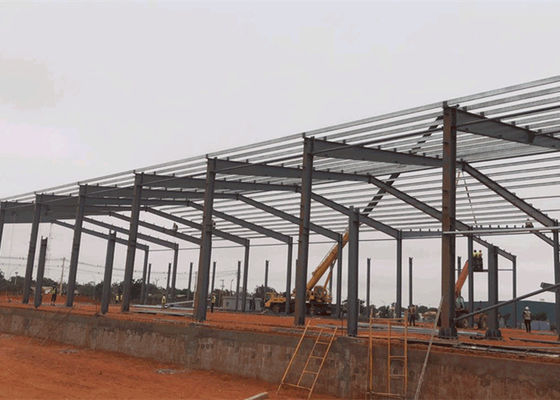 Atelier industriel durable ISO9001 de recourbement de construction de structure métallique