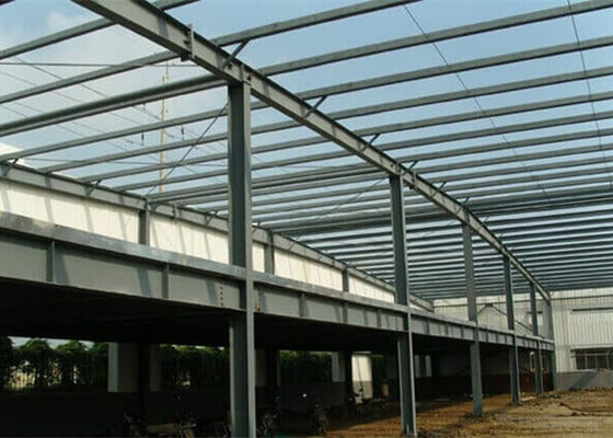 Construction d'un atelier de structure d'acier industriel à courbure standard