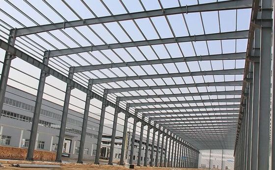 Entrepôt de stockage de structure en acier en section H soudée avec une bonne capacité de charge