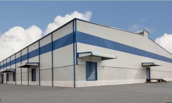 Entrepôt de stockage de structure en acier en section H soudée avec une bonne capacité de charge