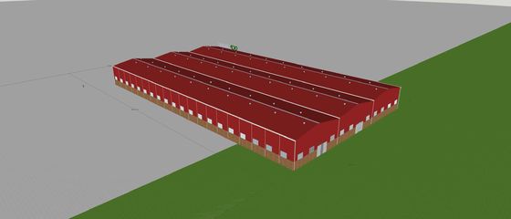 Fabrique de structures en acier de haute précision avec une période de construction courte
