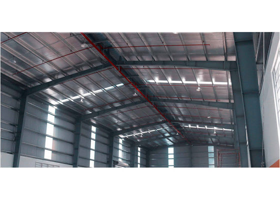 Bâtiments préfabriqués de traitement d'atelier de structure métallique d'industrie