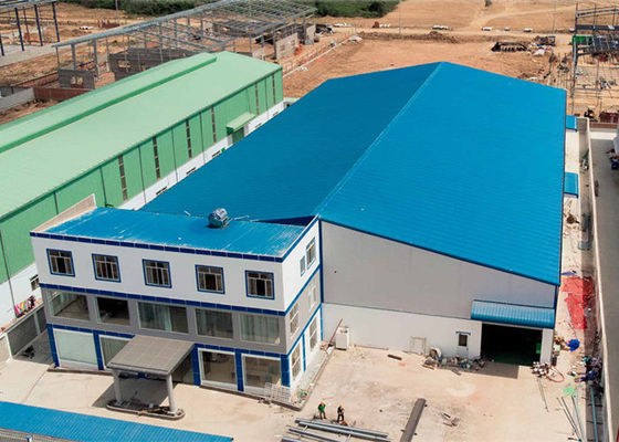 Atelier industriel durable ISO9001 de recourbement de construction de structure métallique