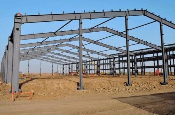 Construction de structures en acier Atelier de fabrication d'acier usine industrielle de charpente en acier