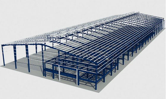 Bâtiment d'usine d'entrepôt de structure d'acier sur mesure