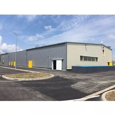 Poids léger moderne de bâtiments d'atelier de structure métallique de grande envergure personnalisable