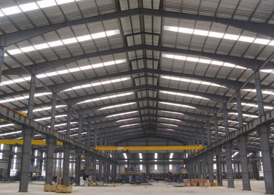Structure en acier préfabriquée industrielle Entrepôt cadre Construction bâtiment garage