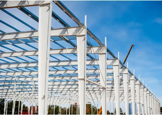 Structure en acier préfabriquée industrielle Entrepôt cadre Construction bâtiment garage