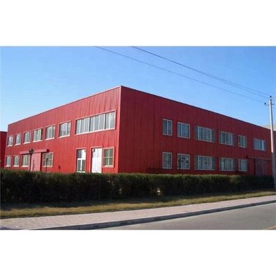 Construction préfabriquée d'atelier de structure métallique de poutre en double T de soudure de grande envergure
