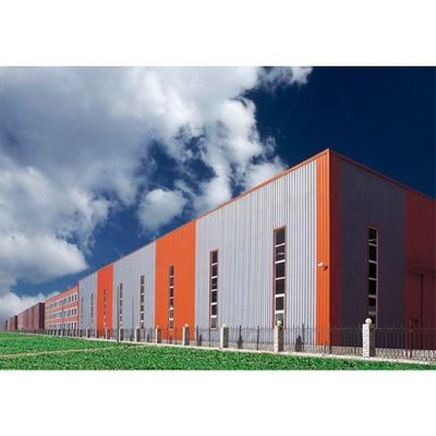Construction préfabriquée d'atelier de structure métallique de poutre en double T de soudure de grande envergure