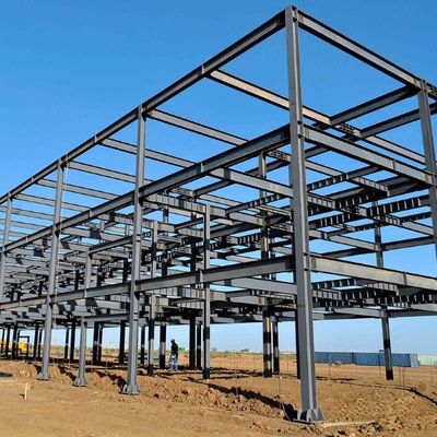 Construction métallique préfabriquée Structure d'acier Atelier Structure de cadre de portail