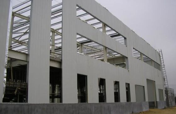 Fabrication d'atelier de structure en acier pour fenêtre en alliage d'aluminium / acier plastique avec isolation facultative